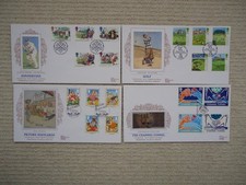 4X 1994 PPS CIGARETTE CARD SERIES  SILKS First Day Covers. All different