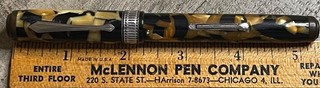 Penna stilografica oversize Waterman vintage patrizia in perla e nero pennino 14k ( )