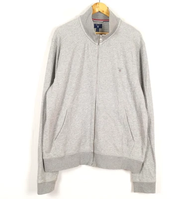 Pull homme GANT taille 3XL fermeture éclair intégrale en coton mélangé poches... - Photo 1/4