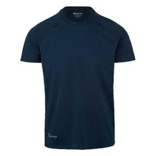 NEW Bates NAVY SHORT SLEEVE Base Layer MOISTURE WICKING CREW NECK TEE, 3X-LARGE