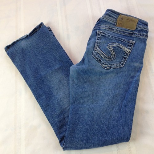 SILVER JEANS Tuesday Medium Wash Low-Rise Straight Leg Denim Jeans Damen 28/31 - Bild 11 von 11