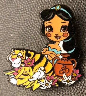 Disney pin 150102 Loungefly Jasmine Chibi Princess Aladdin Rajah
