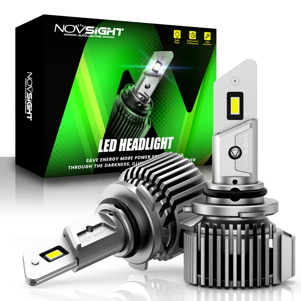 9006 LED Headlights Bulbs High Low Beam 20000LM 300% Bright 6000K Xenon White 2x - Image 2 of 4
