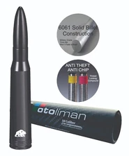 BULLET ANTENNA BLACK 50 CAL CALIBER CHEVY GMC TRUCK SUV SILVERADO SIERRA DENALI