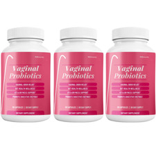 Vaginal Probiotics -Vaginal Odor Relief Supplement, Gut Health - 3 Bottles