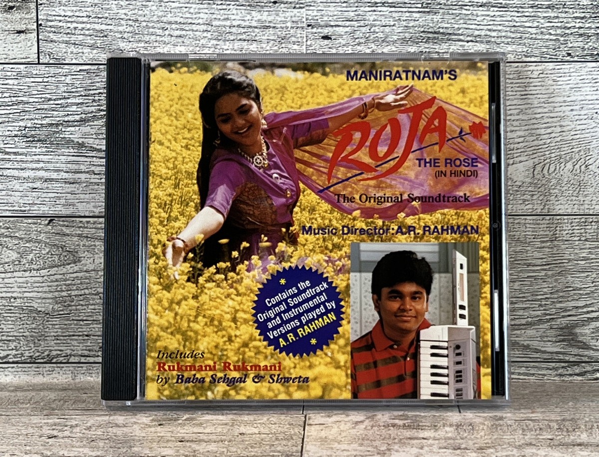 Maniratnam's Roja The Rose (In Hindi) Rahman (CD, 1993) Bollywood  RARE