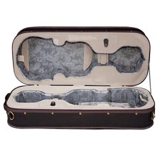 Double violin case 4/4 violins oblong foam case light weight hold 2pcs violin