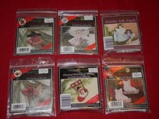  6 Mill Hill ORNAMENT Pin Kits  1 FINISHED Glass Beaded Christmas Angels Skate