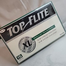 Top Flite XL Titanium Golf Balls 15ct Regular Trajectory NIB Sealed Spalding