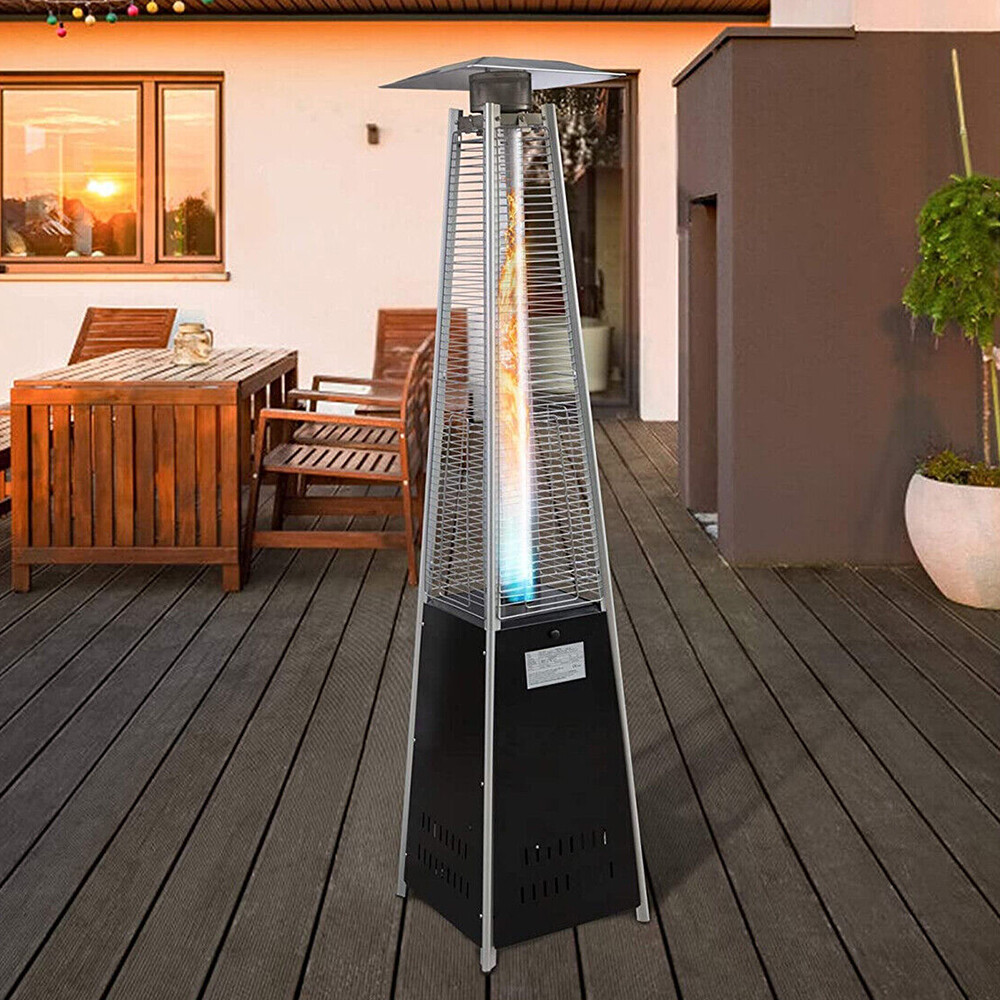 CLARFEY Outdoor Patio Pyramid Heater Commercial Stand Gas LP Propane 42000  BTU | eBay