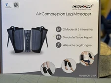 Cincom Leg Massager Circulation Air Compression Calf Wraps w/2 Modes CM-010A