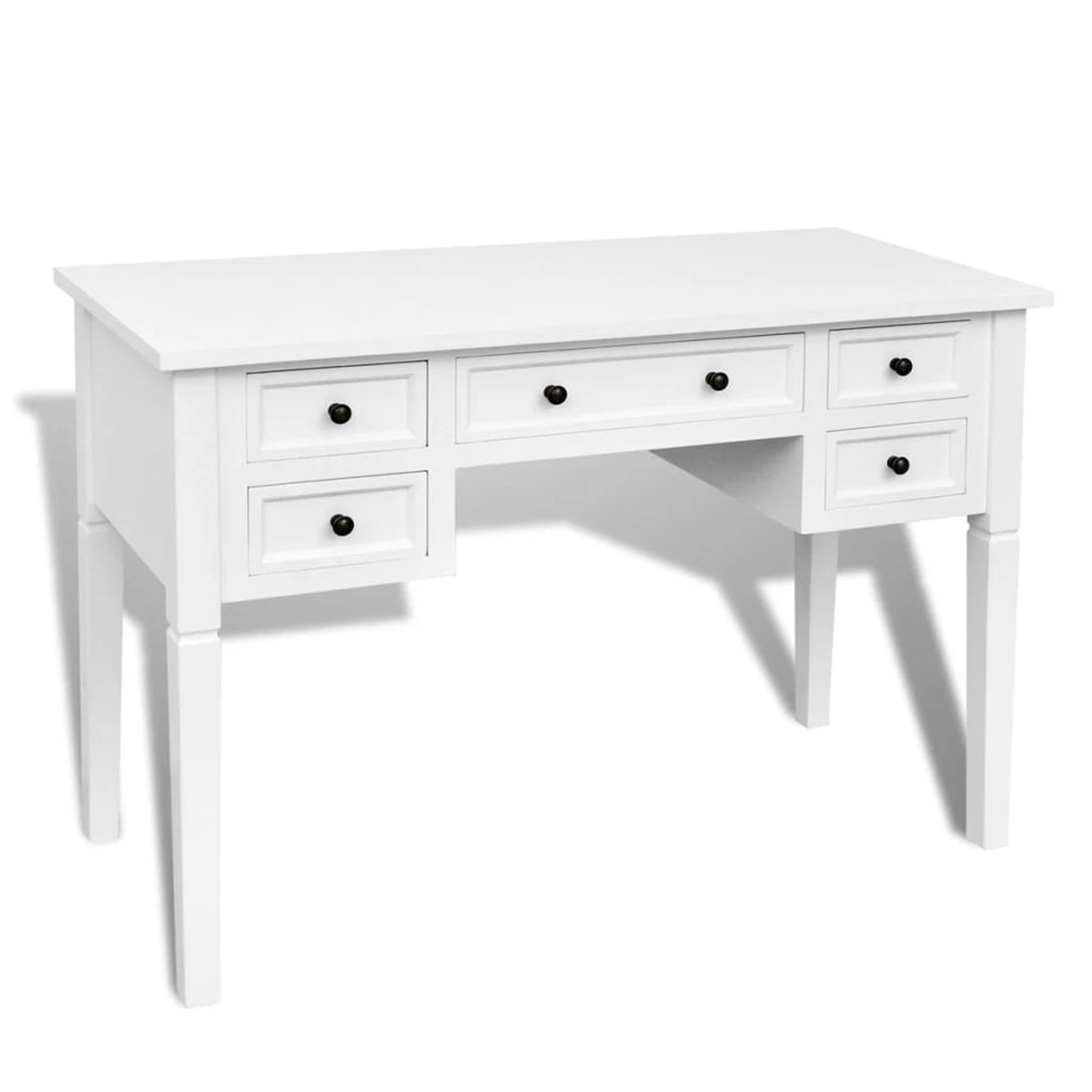 White writing desk with drawers outlet