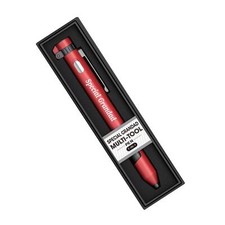 Special Grandad Multi-tool Pen 7 in 1 Torch Compass Stylus Stand Screwdriver Red