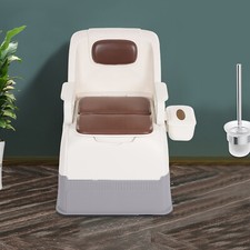 Bedside Commode Chair Portable Toilet Suit For Elderly Pregnant Women Disabled