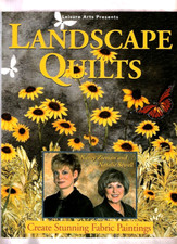 LEISURE ARTS LANDSCAPE QUILTS-CREATE STUNNING FABRIC PAINTINGS-CRAFTS-PHOTOS