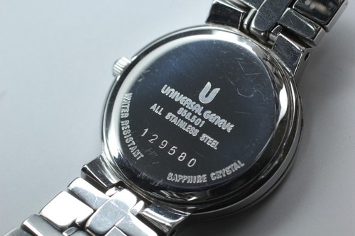 Vintage Universal Geneve 856501 Silber Ziffernblatt Römisch Quarz Damenuhr Japan - Bild 5 von 11