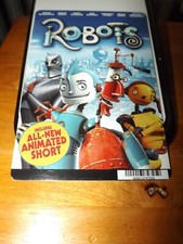 ROBOTS DISPLAY BACKER CARD (not a dvd) 5.5" X 8" NO MOVIE