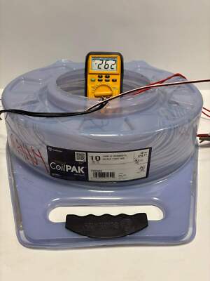 58026205 SouthWire CoilPAK 859Ft 262m Stranded 10 White Red THHN 600V Same Day S