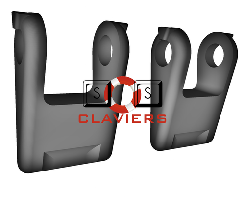 Pieds de remplacement pour clavier IBM Model M 1391401