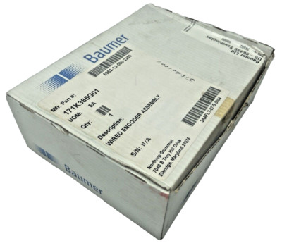 Baumer Encoder CH-8501 BHF 16.05A2000/10600158 Or 171K385G01 New In Box