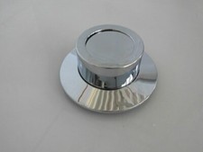 Blindkappe mit Rosette Abdeck-Blende chrom f. Wandeinbau Wasserzähler Wasseruhr.