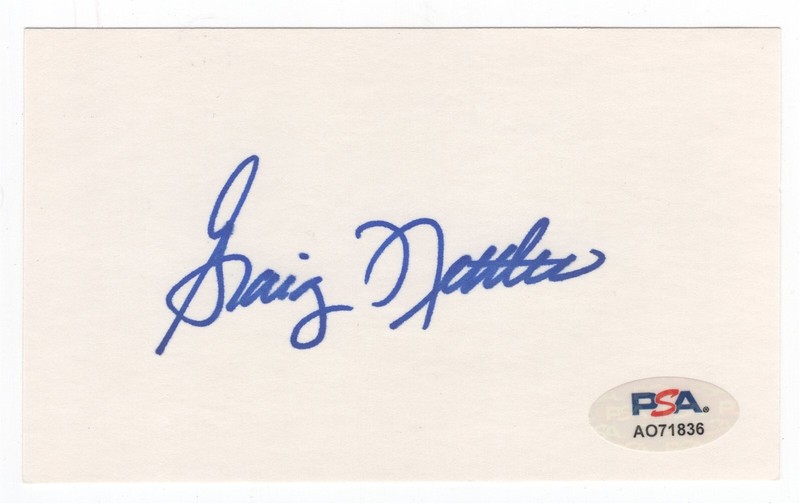 GRAIG NETTLES Signed Cut PSA/DNA YANKEES AUTO