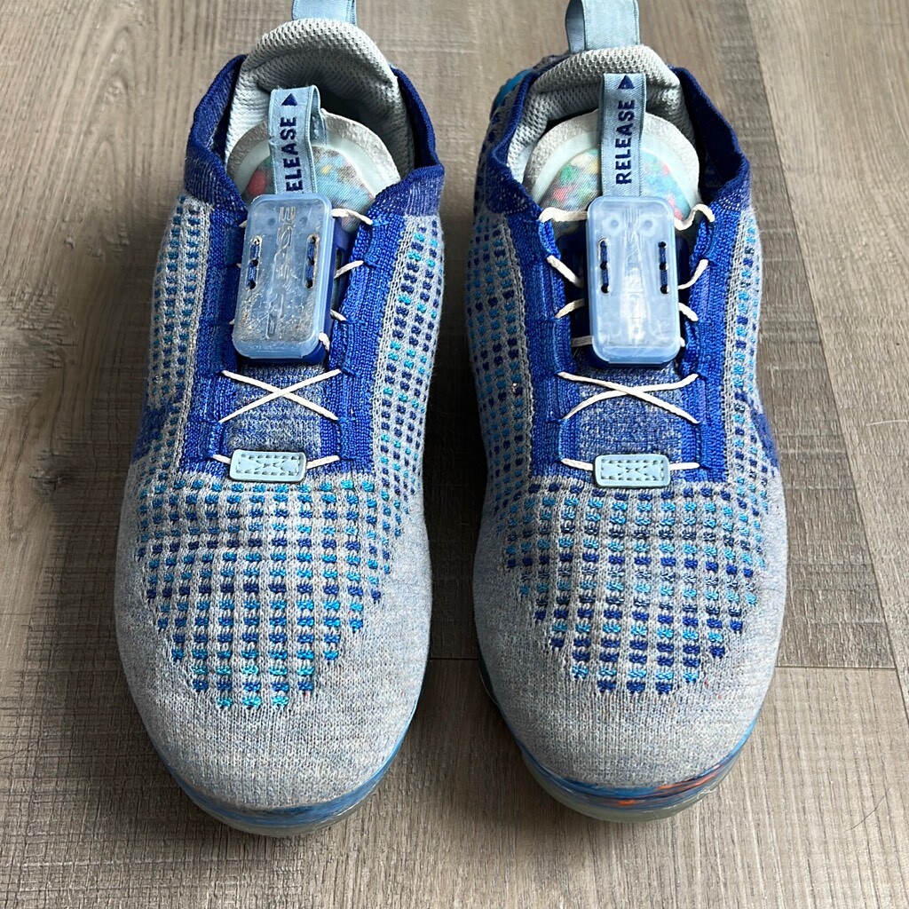 Nike GS Air VaporMax 2020 Sneakers 5Y Stone Deep Royal Racer Blue