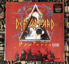DEF LEPPARD - HYSTERIA LIVE LP NEW LIMITED EDITION - CLEAR VINYL - 2LP F/S