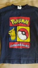 Vintage Rare 1999 Nintendo Pokemon Gotta Catch Em All Pikachu Long Sleeve Shirt