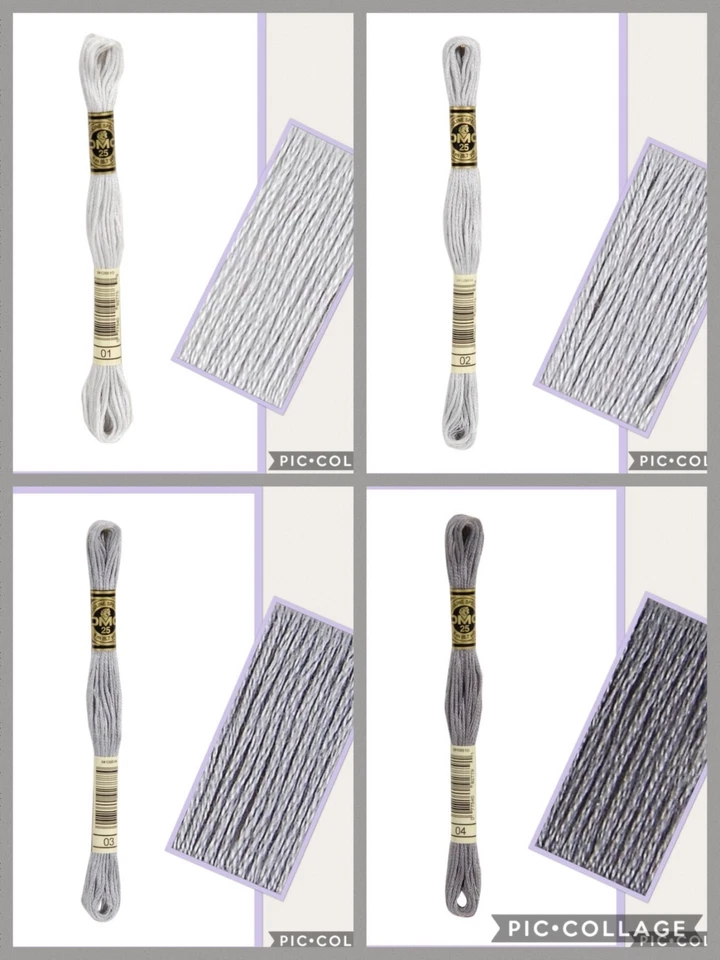 DMC NEW NUMBERS 01 to 35 STRANDED COTTON SKEINS/THREADS - FREE POST - Image 2 of 4