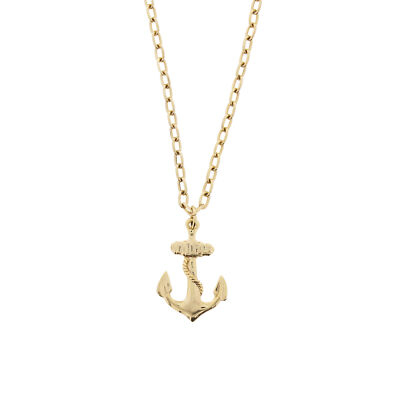 Zac's Alter Ego Maritim Matrose Anker mit umwickelter Kette Halskette