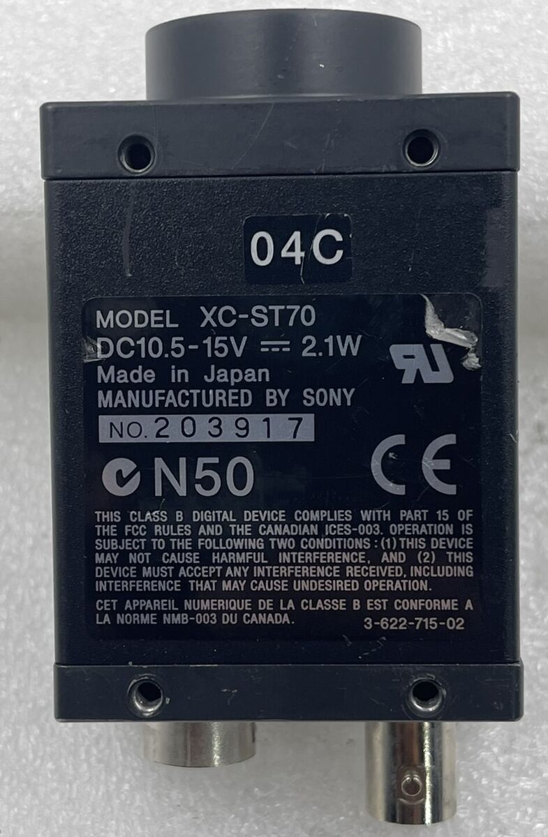 Sony XC-ST70 CCD B/W Video Camera Module | eBay Sony XC-ST70 CCD B/W Video Camera Module | eBay