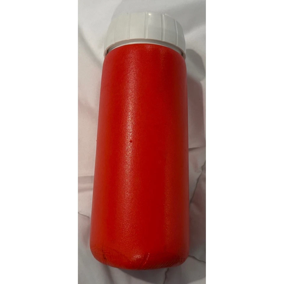 De Colección Coleman Termo Botella de Bebidas Frías Calientes Contenedor de Bebidas Rojo Blanco Tapa Foto 2 de 4