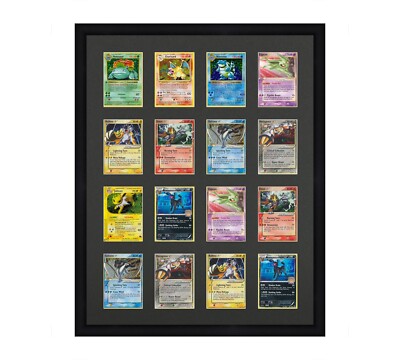 Card Sleeve / Toploader Card Frame Display holds (16) Sleeves or Toploaders