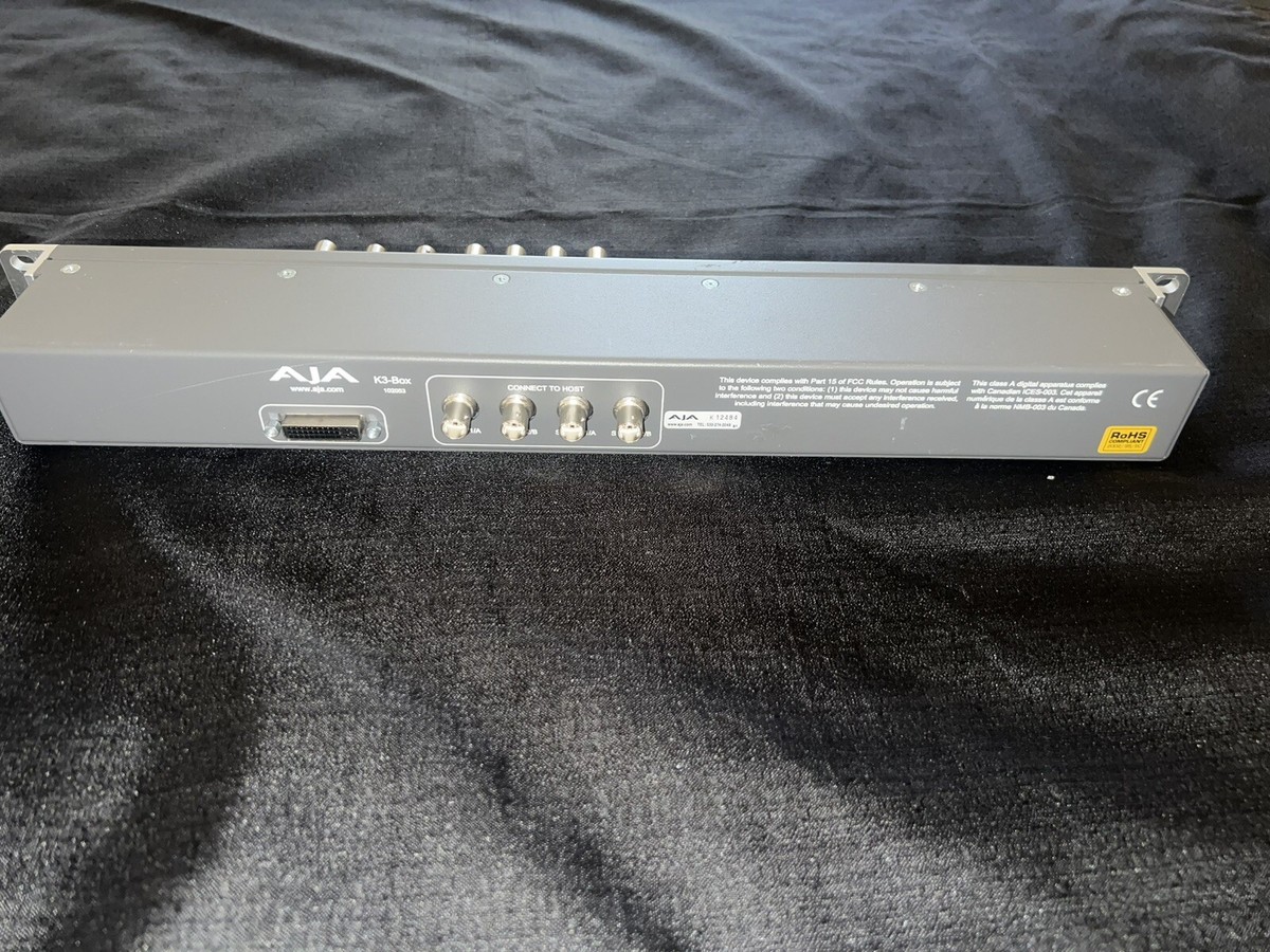 Aja K3G-Box 103354 Kona 3G External Video Editing Breakout Aja K3G-Box 103354 Kona 3G External Video Editing Breakout