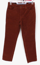 Talbots: Corduory Straight Leg Pants 6P Petite Burnt Copper