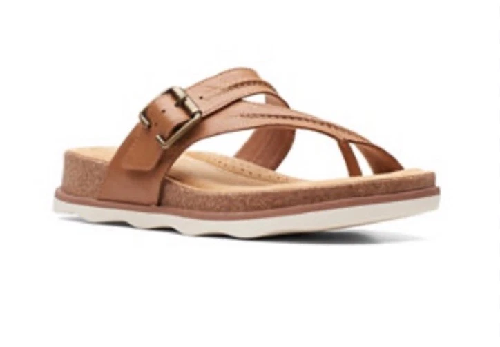 Sandali Clarks Collection Brynn Madi in pelle marrone taglia 7 5