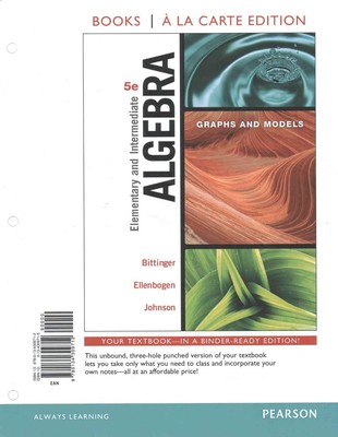 Grund- und Mittelalgebra: Grafiken und Modelle, Bücher a la Carte Ausgabe