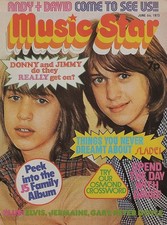 MUSIC STAR MAGAZINE 9 JUNE 1973 . DAVID CASSIDY DONNY OSMOND SWEET SLADE