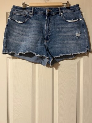 Dear John Cut-Off Shorts Distressed Denim Stretch Daisy Dukes Boho Women's Sz 33
