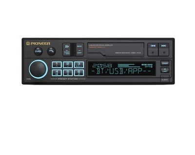 Pioneer SXT-C10PS - Retro Tape Deck Style BT DAB+ USB Aux Car