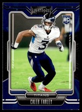 2021 Panini Playbook Caleb Farley Rookie Tennessee Titans #149