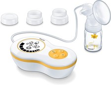 Image of Beurer Electric Breast Pump BY40 – 10 Pump & Stimulation Levels, Soft Silicon...