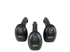 Lot of 3 Wasp WL S9500 USB Black Barcode Scanner
