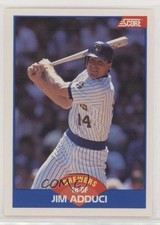 1989 Score Jim Adduci #587 00e8