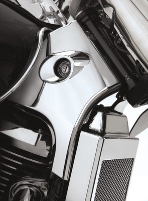 Show Chrom 82-201 Halsabdeckungen für Suzuki C800/M800 Intruder VL800 Volusia