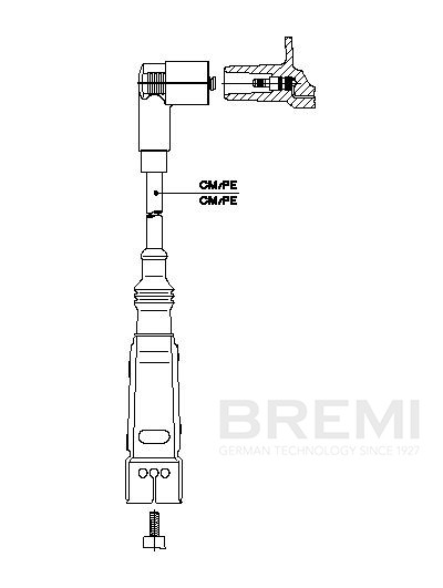 Bremi ZüNdkabel FüR Audi 100 C3 200 Coupe B2 B3 C4 80 B4 90 Cabriolet Vw Polo-image