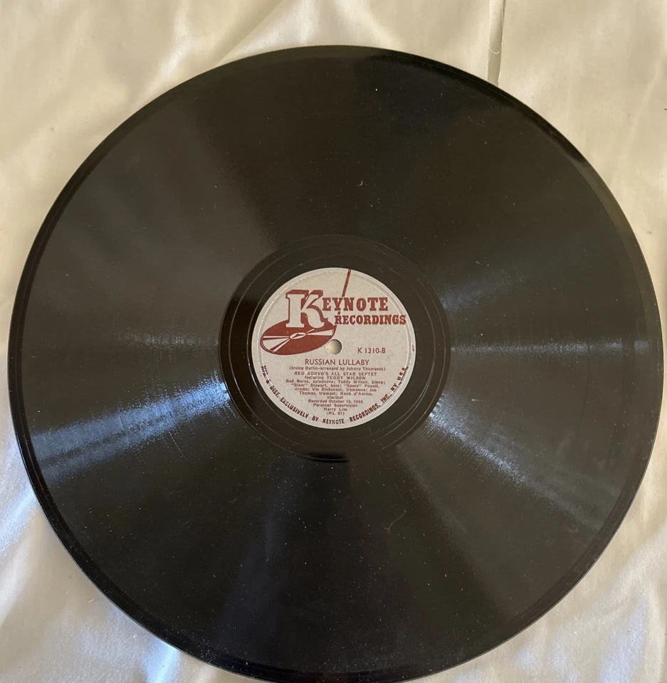 2-Red Norvo's All Star: Subtle Sextology, Russian Lullaby, BLUES A LA RED 12” - Image 4 of 4