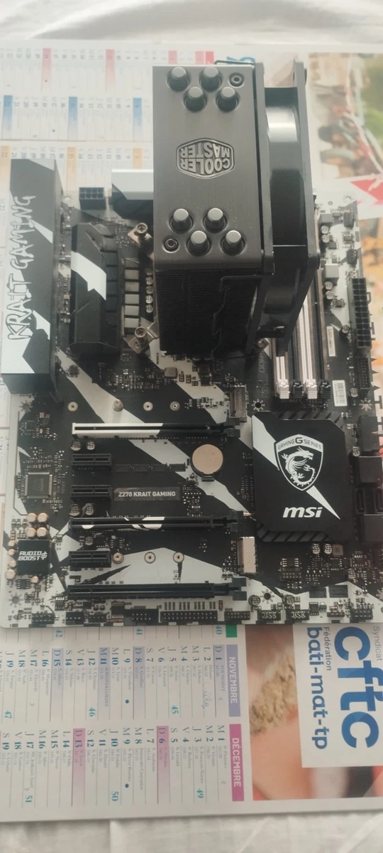 Lot De 3 Cartes Mères Avec RAM, Processeur, GPU + Ventilateurs - Pour Pièces Ou Réparation