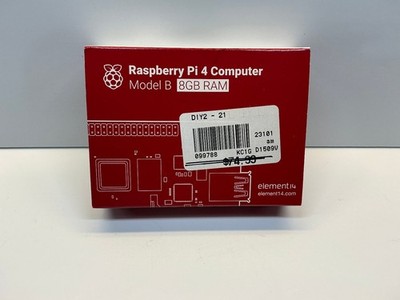 Raspberry Pi 4 Model B, 8GB DDR4 RAM Single Board Computer